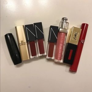 Lipgloss and lipsticks YSL ARMANI DIOR NARS